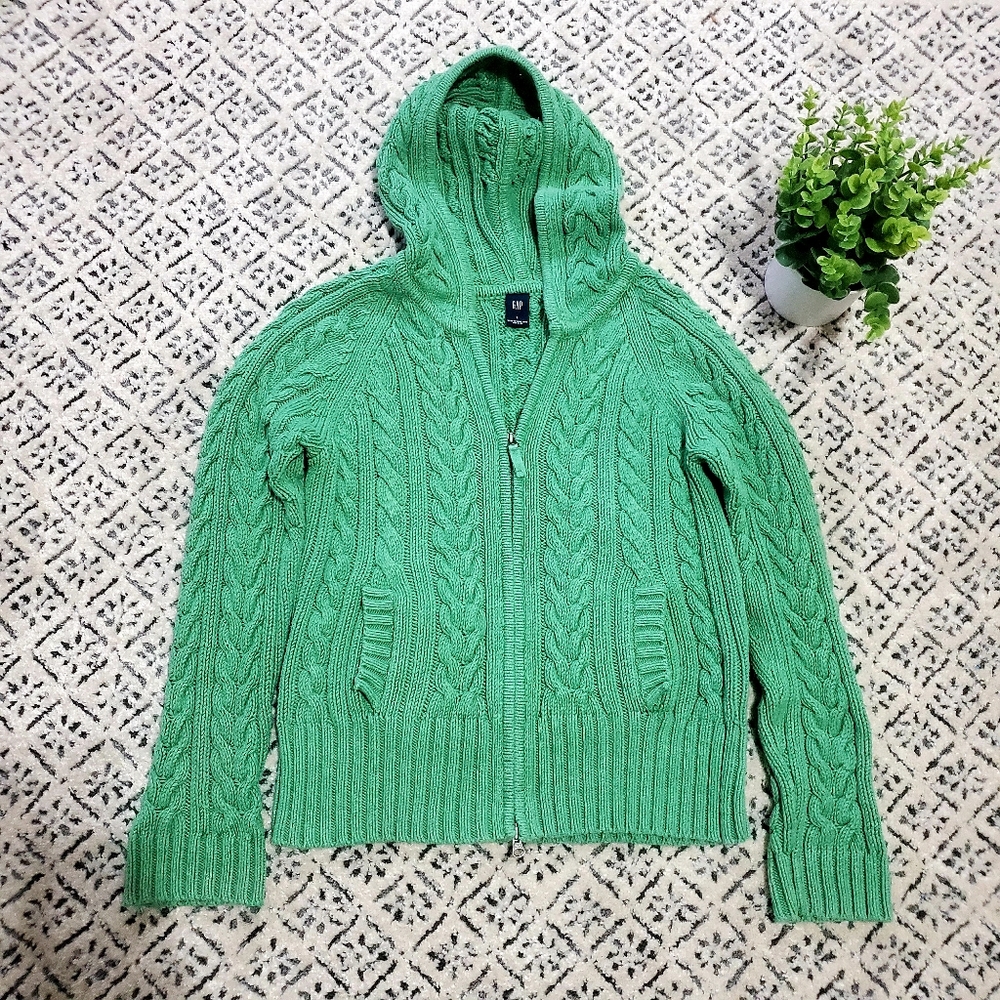 Gap green hoddie Sweater
